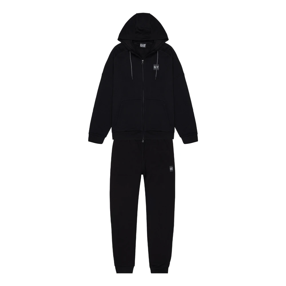 Emporio Armani Ea7 Men's Black Training, 2XL, Complete Tracksuit Af10377
