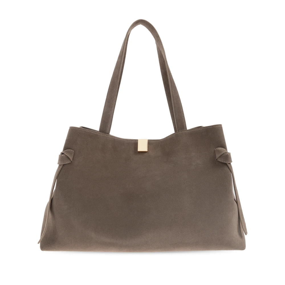 Yuzefi Women's Gray Shoulder Bags, One Size, Shoulder Bag Gyoza Tote