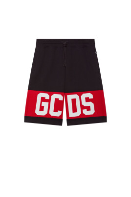 shorts-de-sport-en-coton-avec-bande-logo