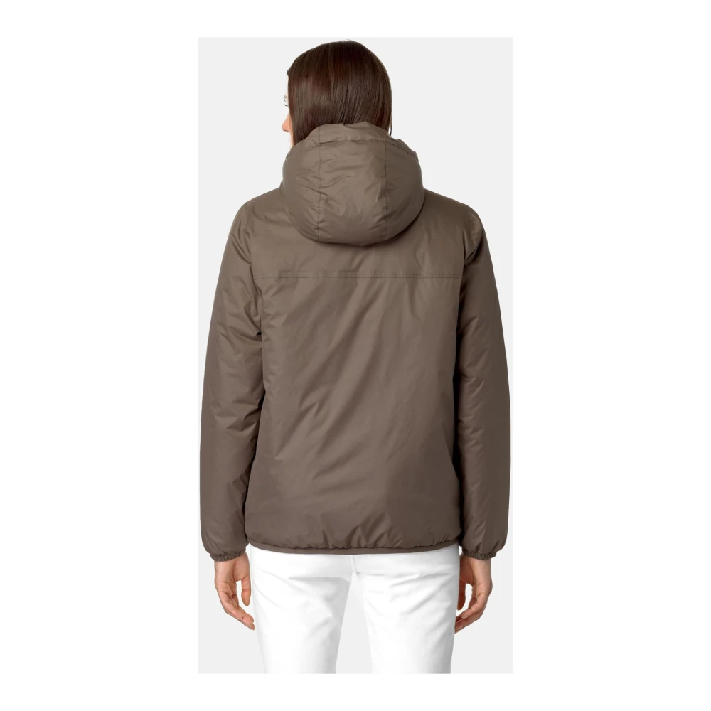 K-way Lichtgewicht Opvouwbare Jas Brown Heren