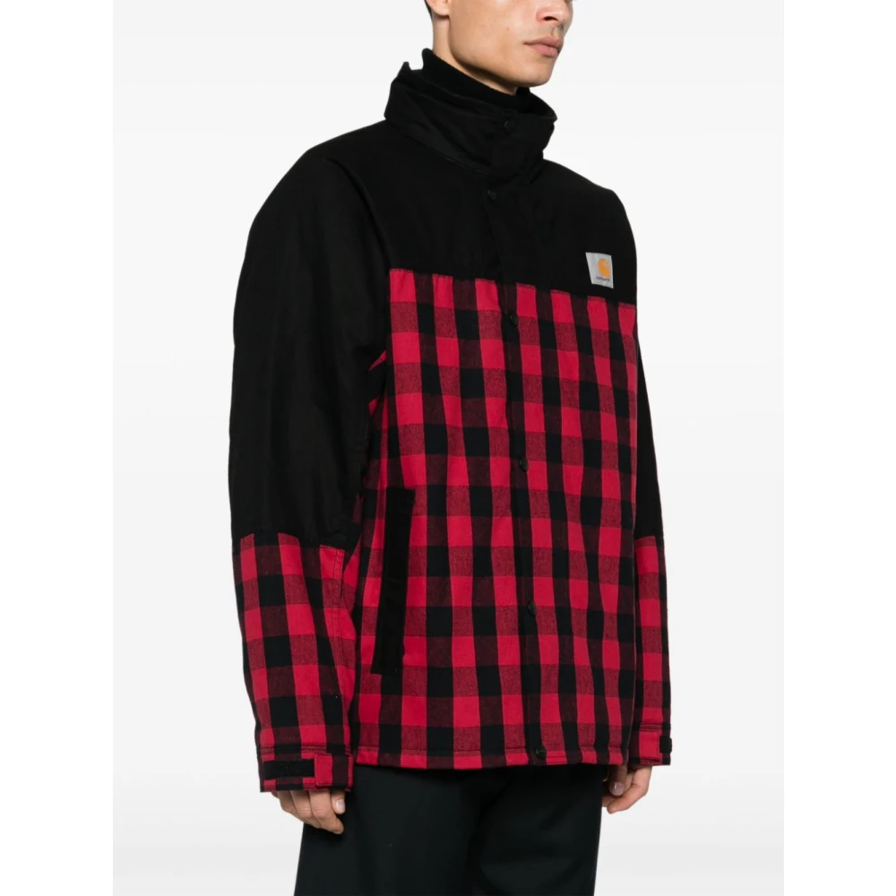 Junya Watanabe Zwarte Jassen voor Mannen Multicolor Heren