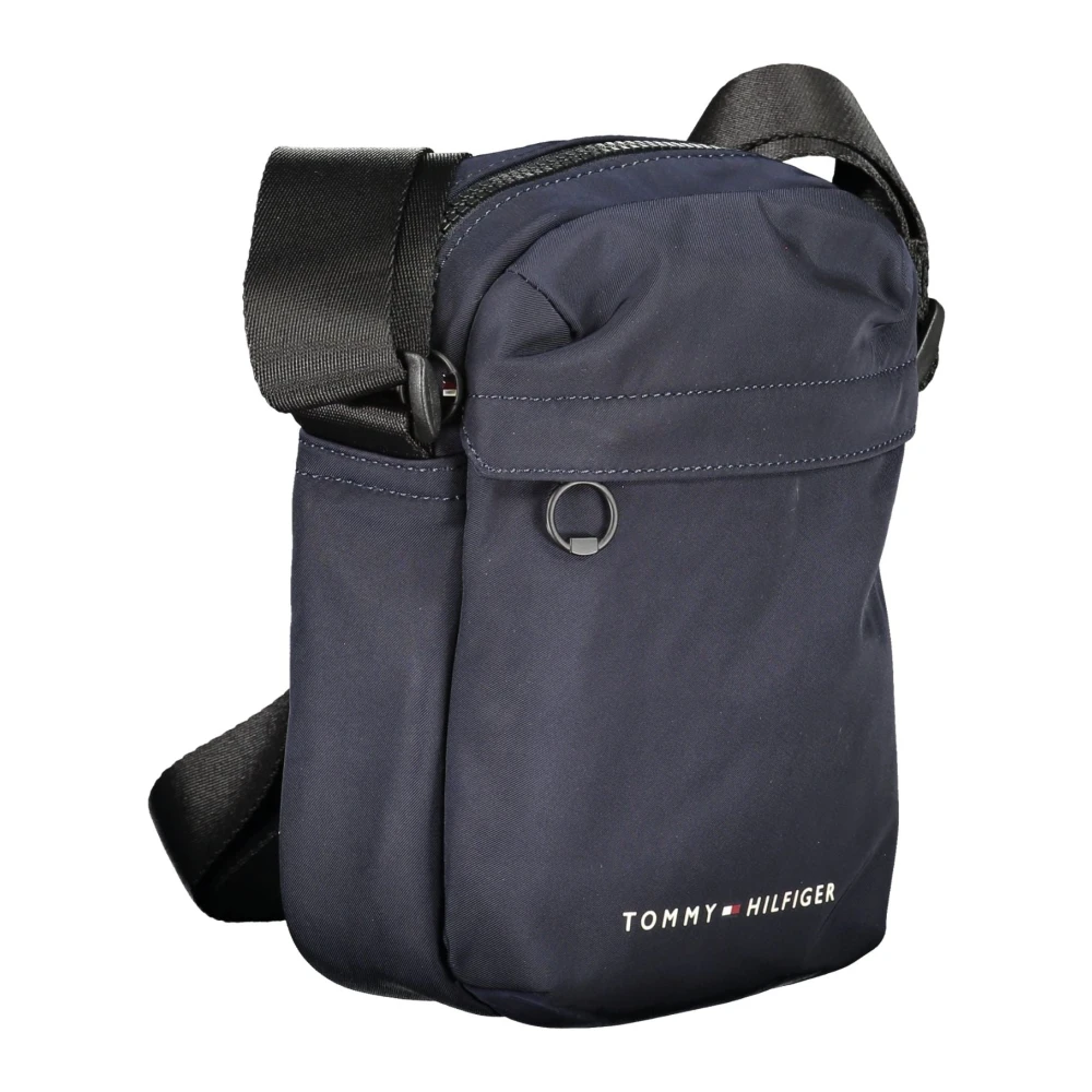 Tommy Hilfiger Blauwe Schoudertas met Ritssluiting Blue Heren