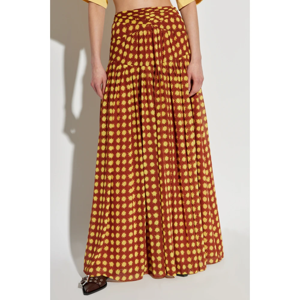 Diane Von Furstenberg Lange rok Amira Brown Dames
