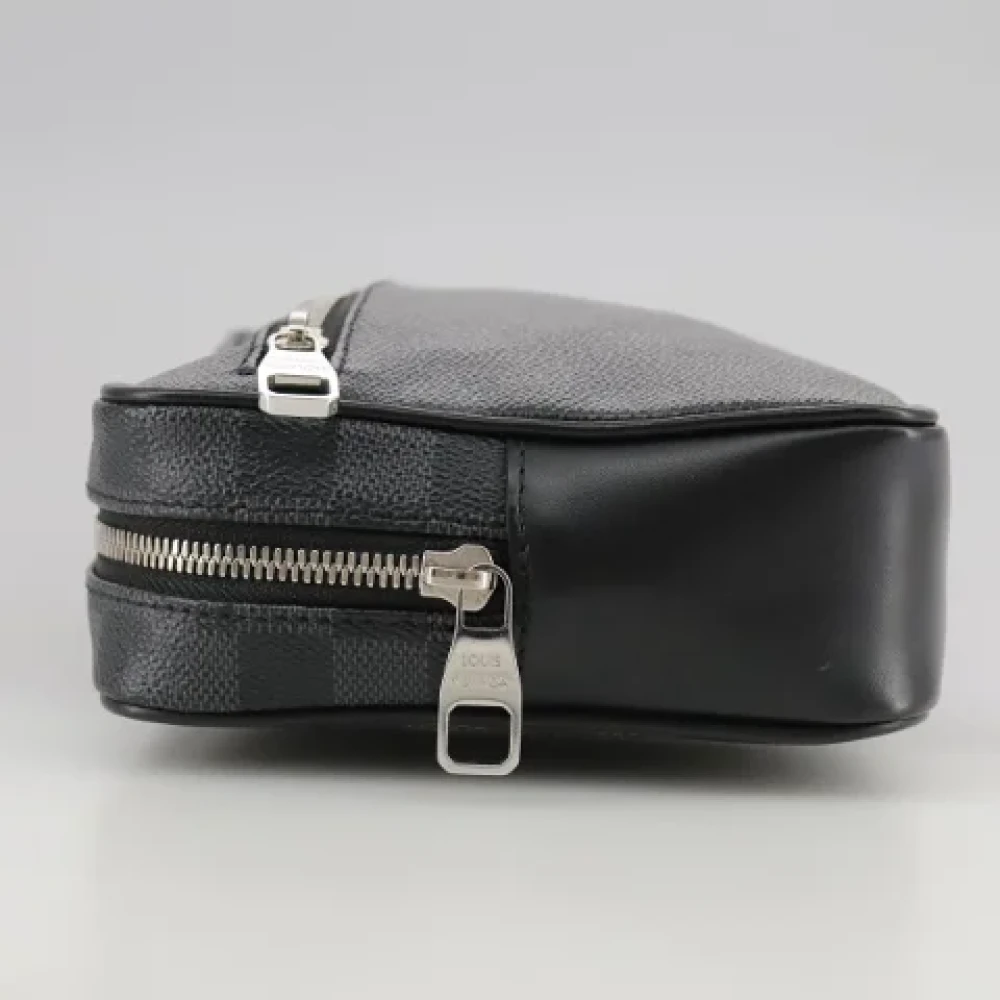 Louis Vuitton Vintage Pre-owned Canvas clutches Black Dames
