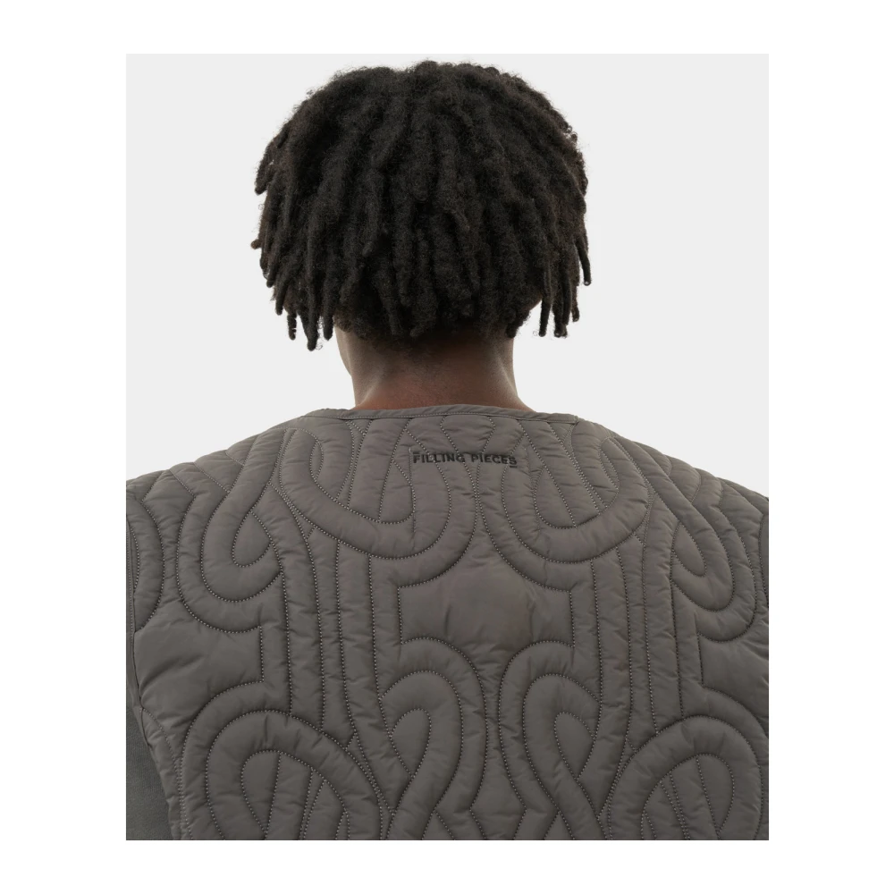 Filling Pieces Puffer Vest Gunmetal Gray Heren