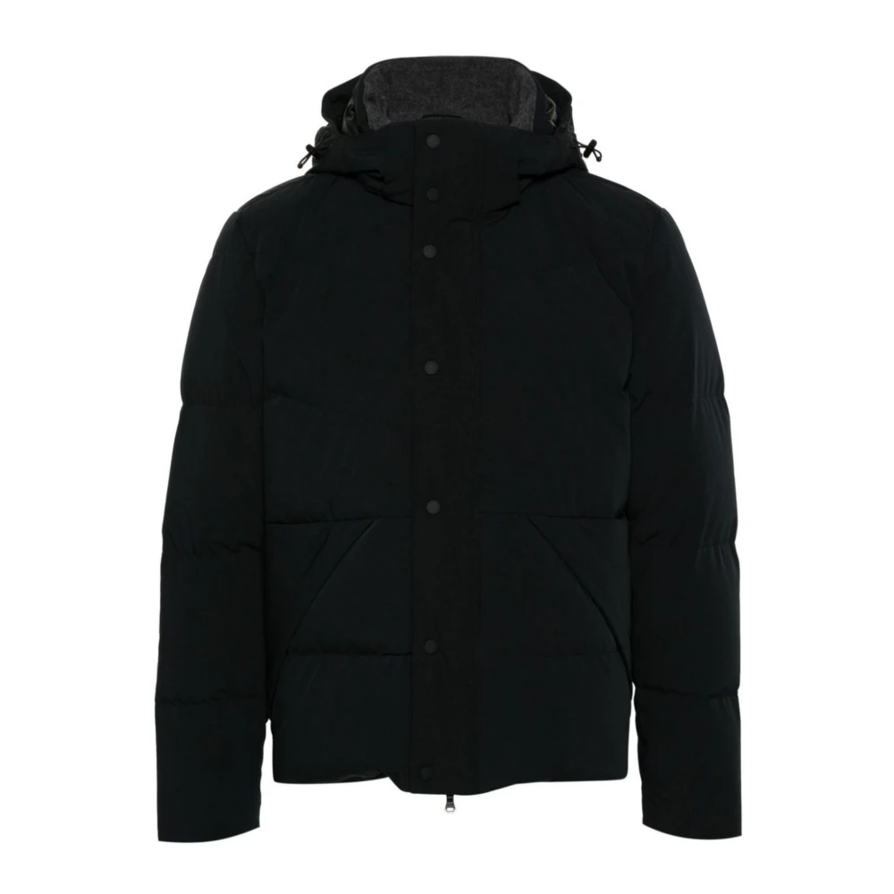 PAUL & SHARK Stijlvolle jas voor mannen Black Heren