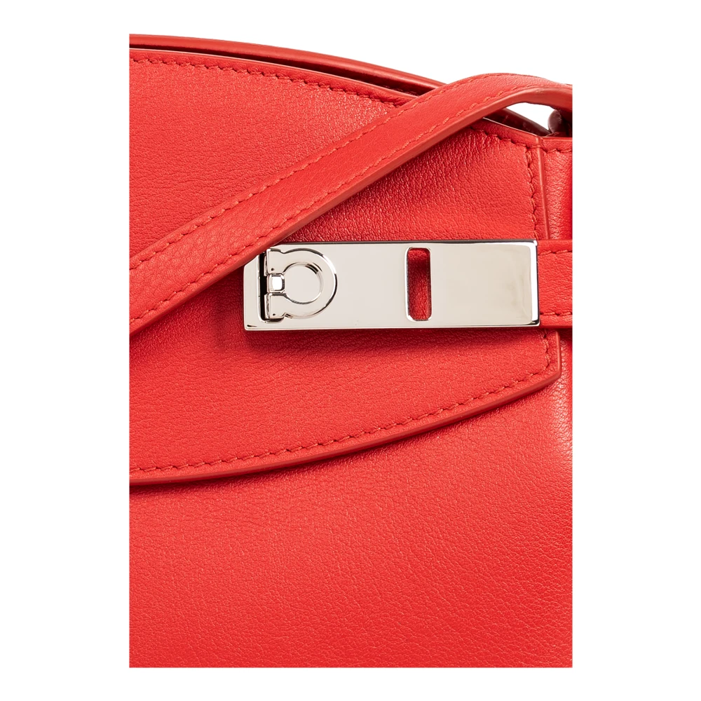 Salvatore Ferragamo Hug schoudertas Red Dames