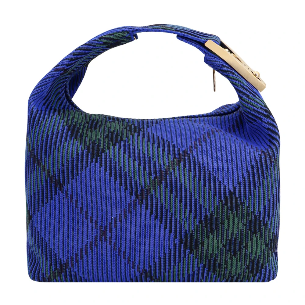 Burberry Blauwe Handtas met Metalen Detail Blue Dames