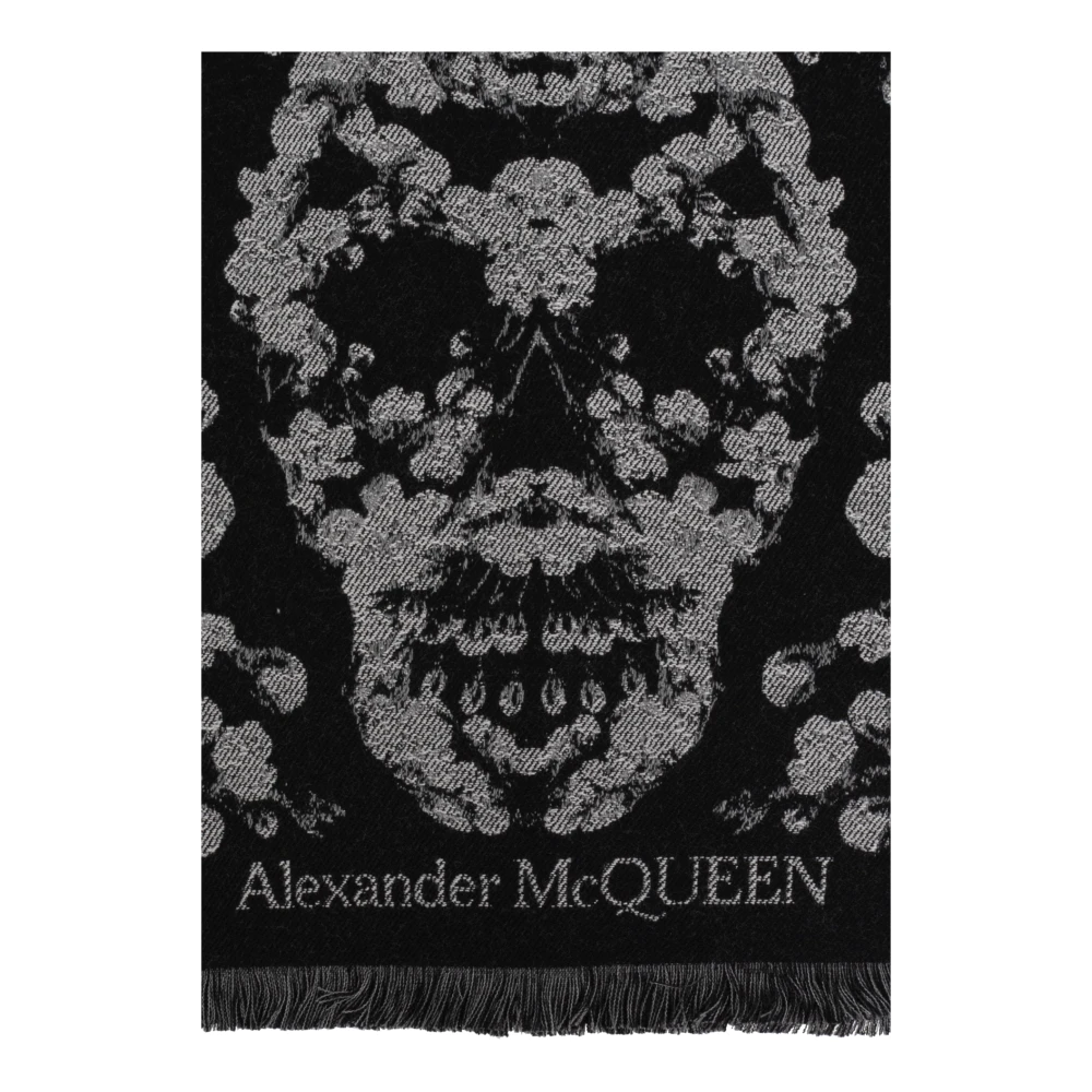 alexander mcqueen Wollen sjaal Black Dames