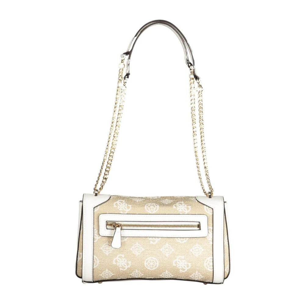 Guess Stijlvolle katoenen handtas White Dames