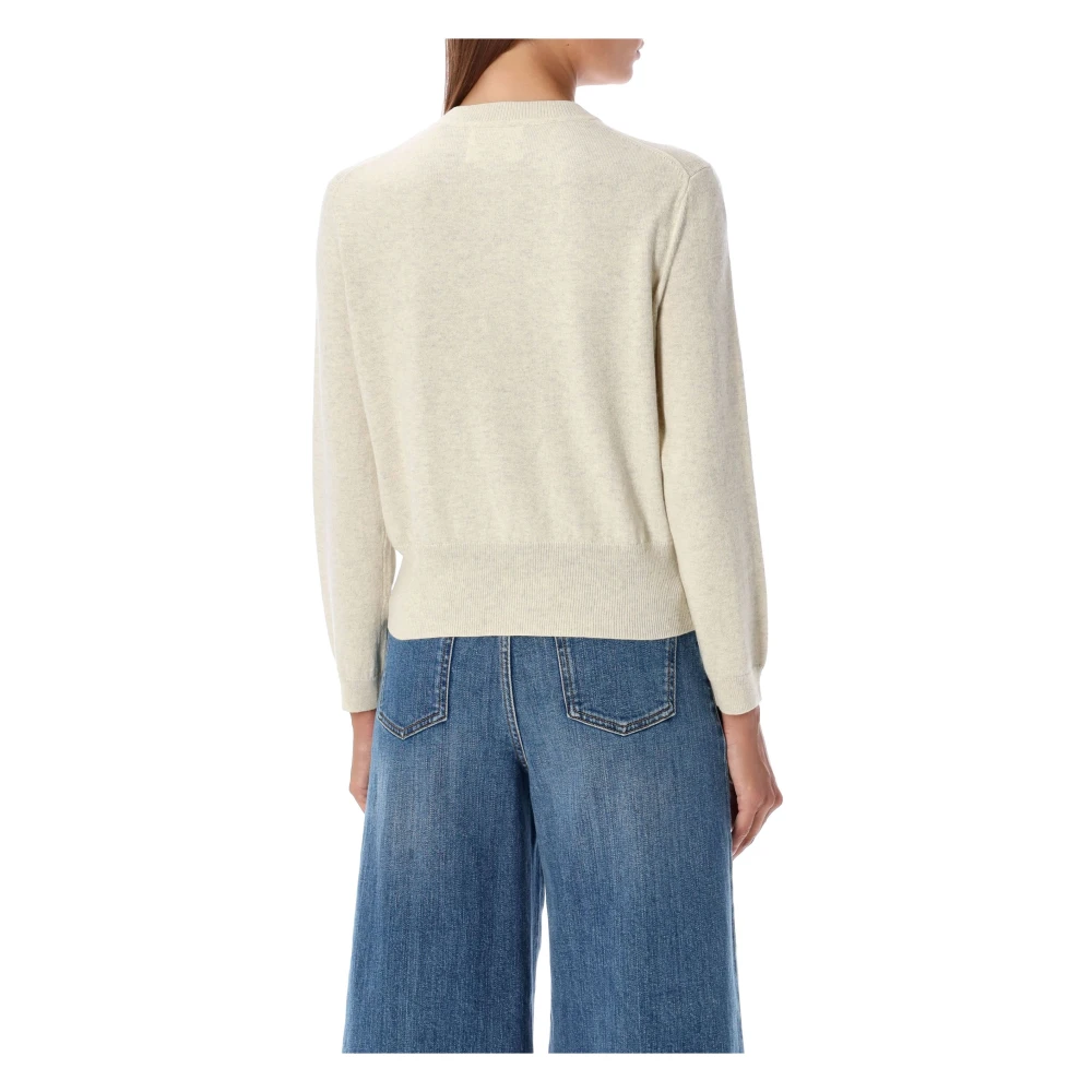 Isabel Marant Étoile Lichtgrijze Gebreide Cardigan Aw24 Gray Dames