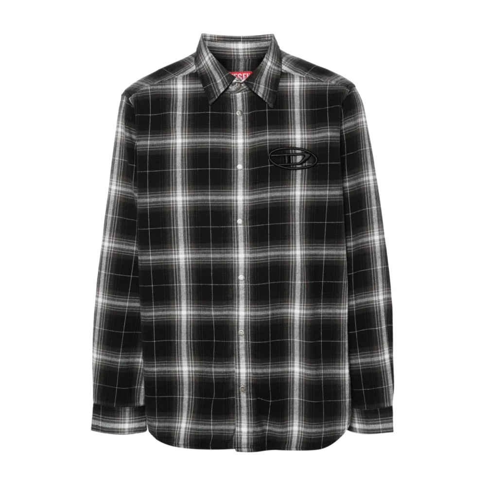 Diesel Stijlvolle S-simply-a Shirt in 9XX Black Heren