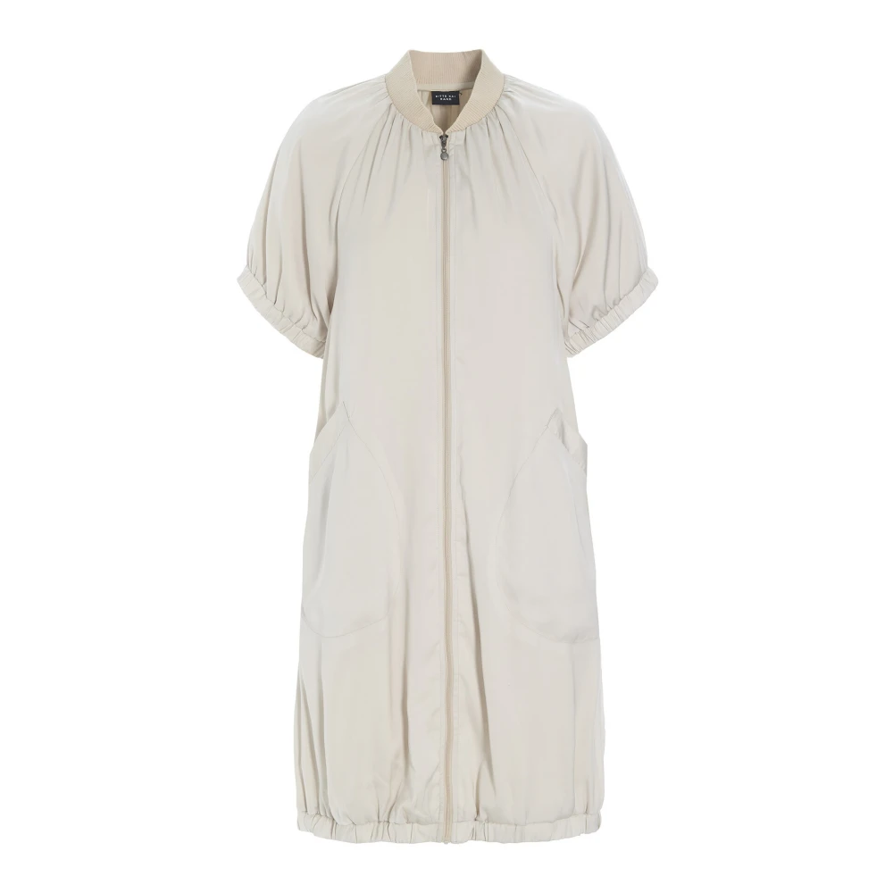 Bitte Kai Rand Sportieve Bomberjack-geïnspireerde Ivory Broek Beige Dames