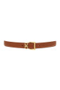 ceinture-en-cuir-marron-cognac-avec-boucle-gancini
