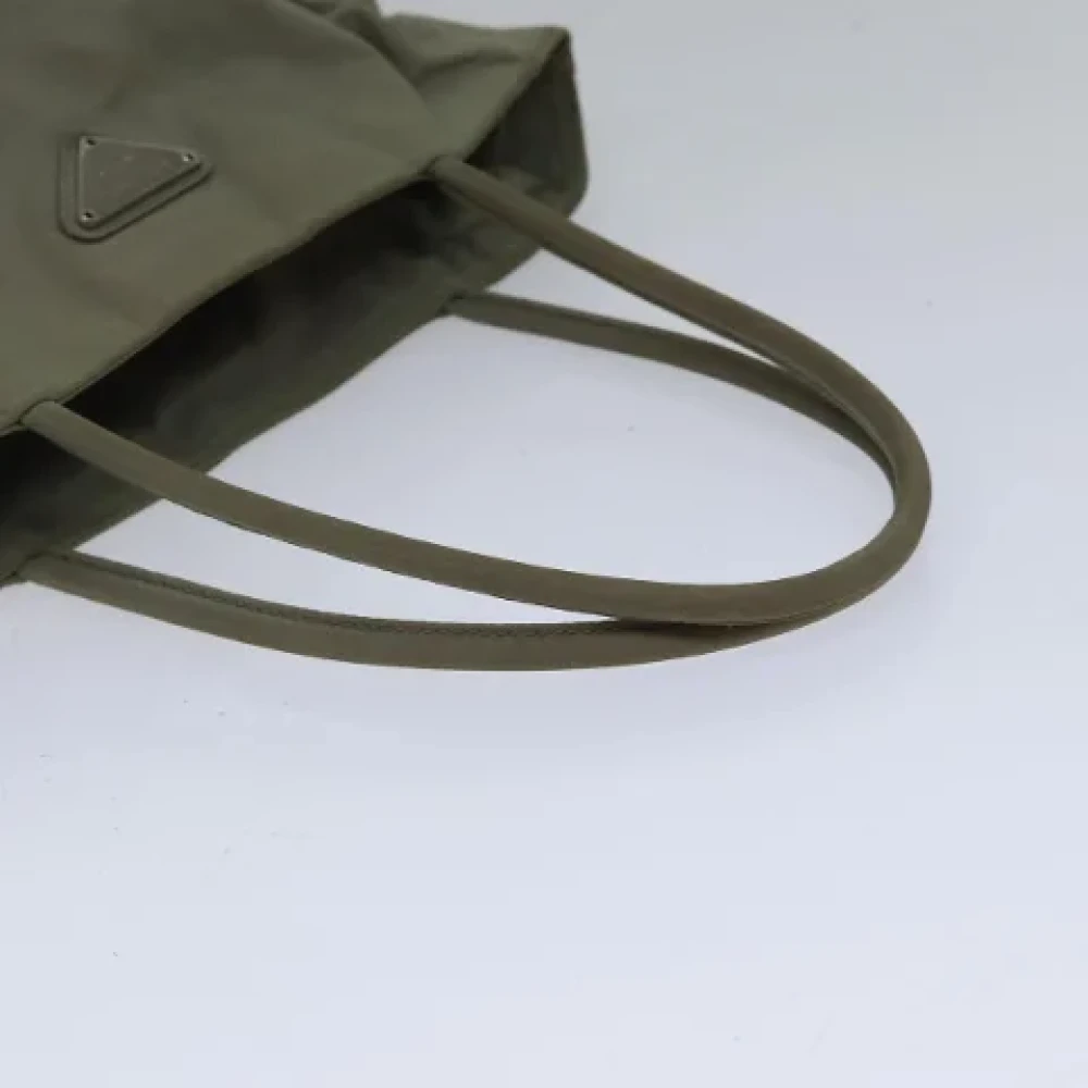 Prada Vintage Pre-owned Fabric totes Green Dames