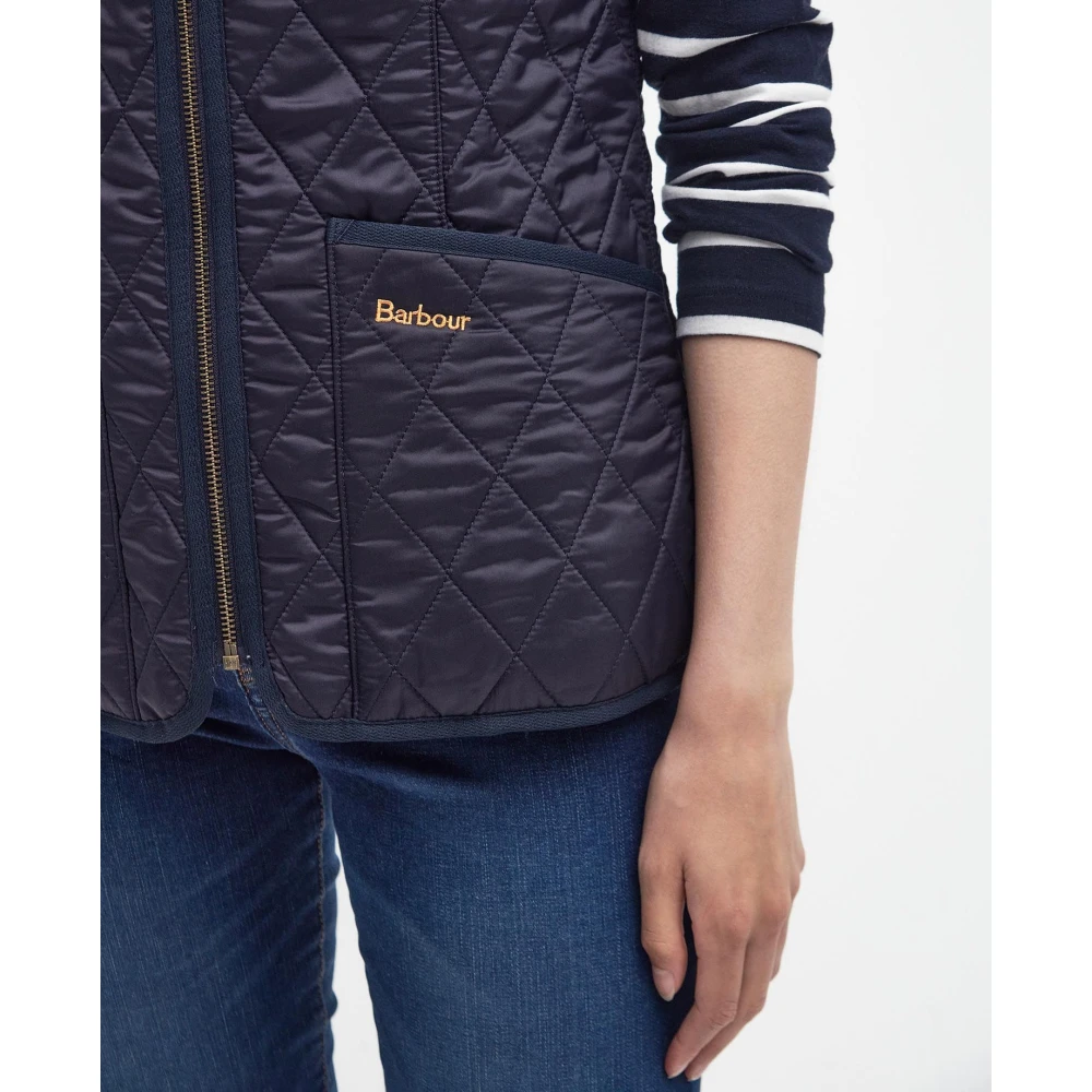 Barbour Betty Fleece Gevoerd Vest Blue Dames