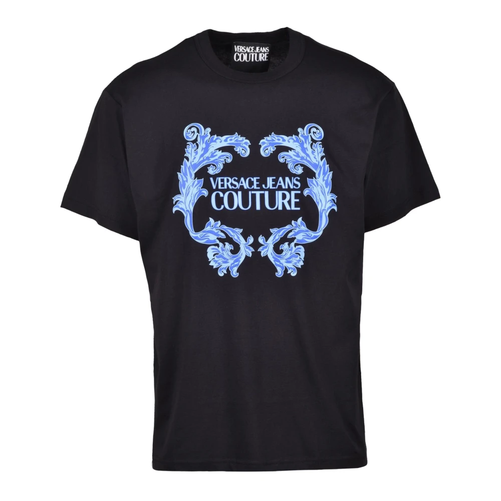 Versace Jeans Couture Katoenen T-shirt Black Heren
