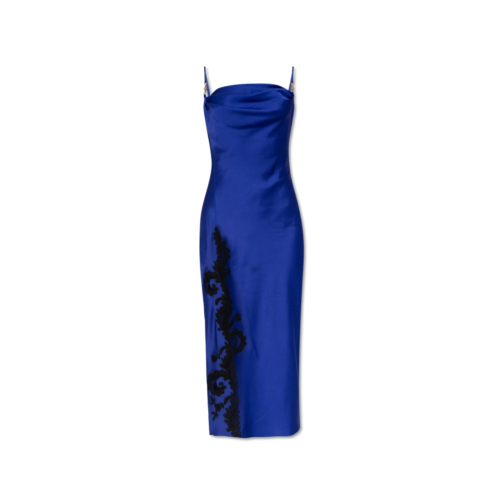 Versace Mouwloze jurk Blue Dames