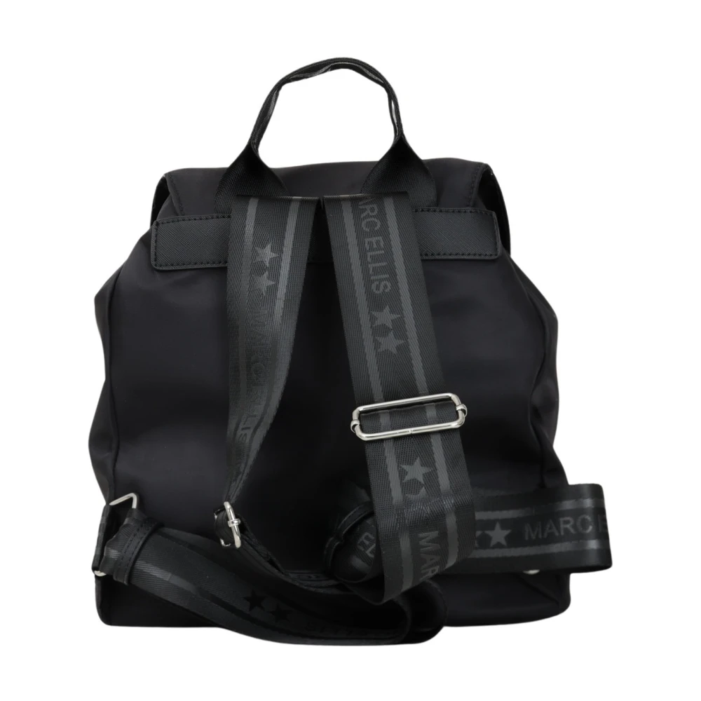 Marc Ellis Urban-chic Zwarte Rugzak Black Dames