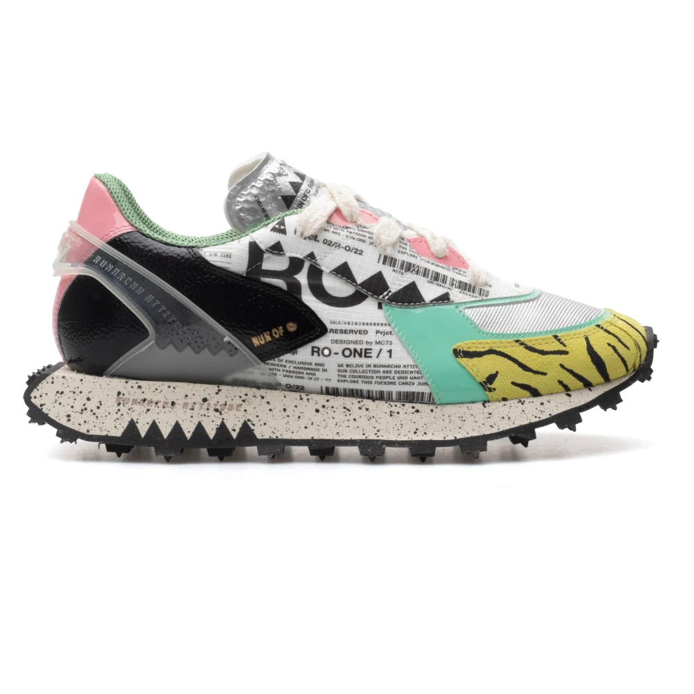 Run Of Donna Multicolor Sneakers Ro-1 Roma W