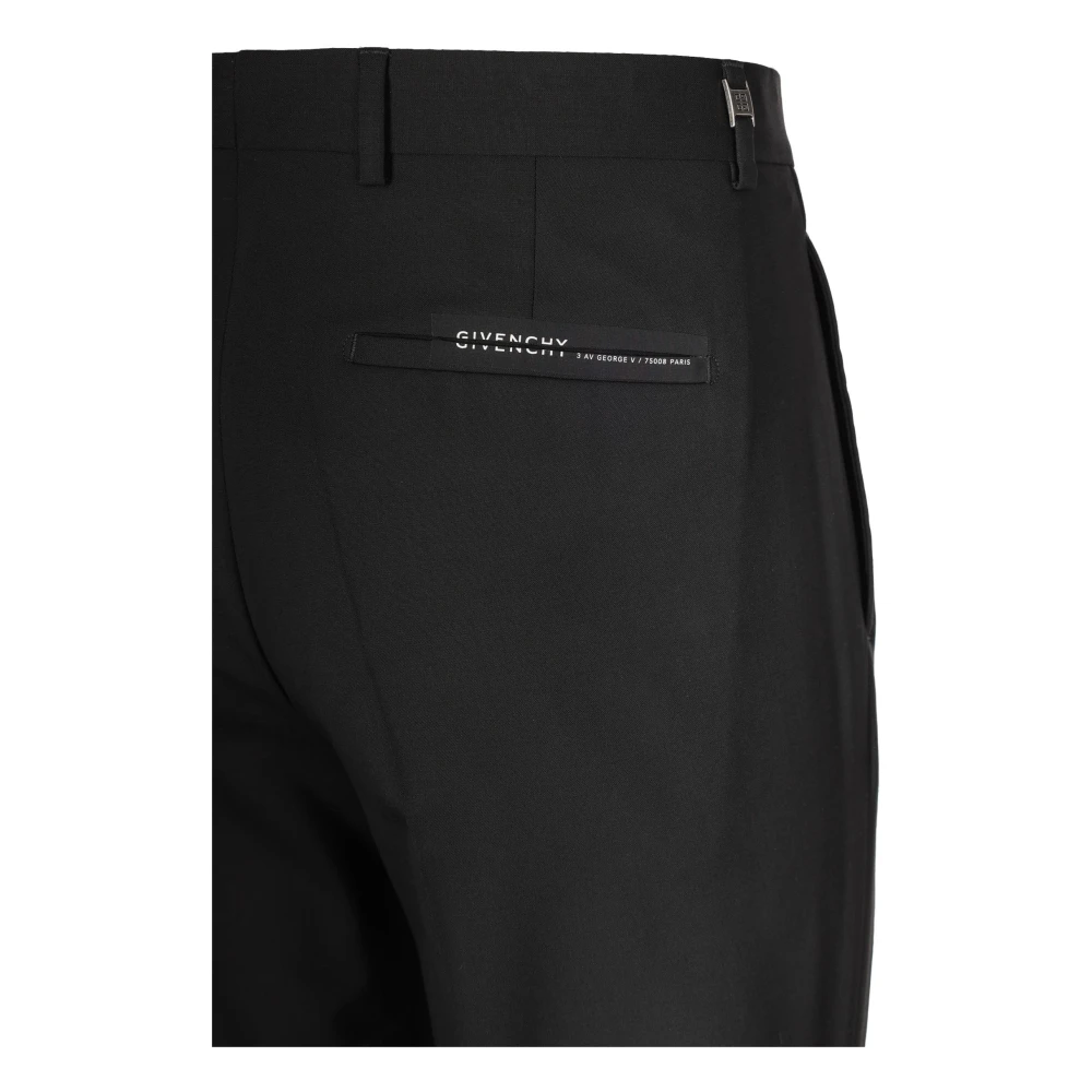 Givenchy Logo Broek voor Mannen Black Heren