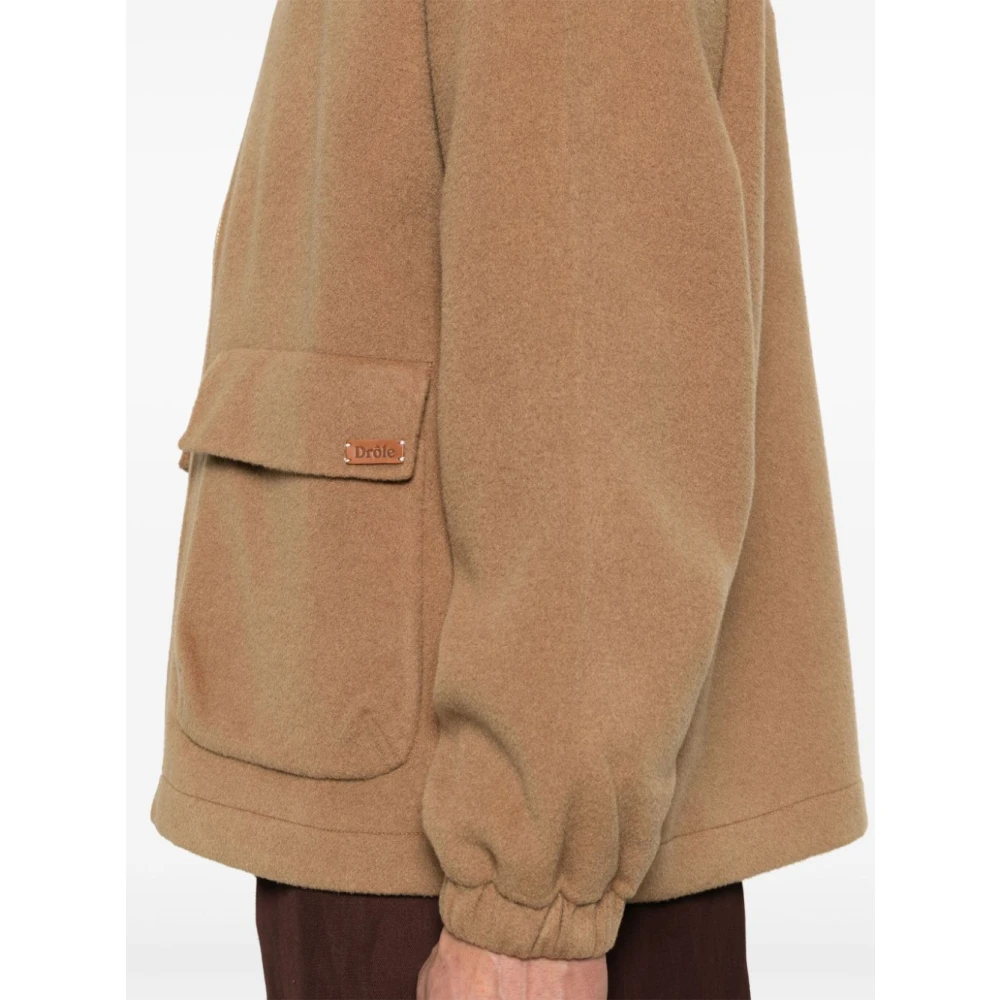Drole de Monsieur Bruine Gebreide Kleding voor Mannen Aw24 Brown Heren