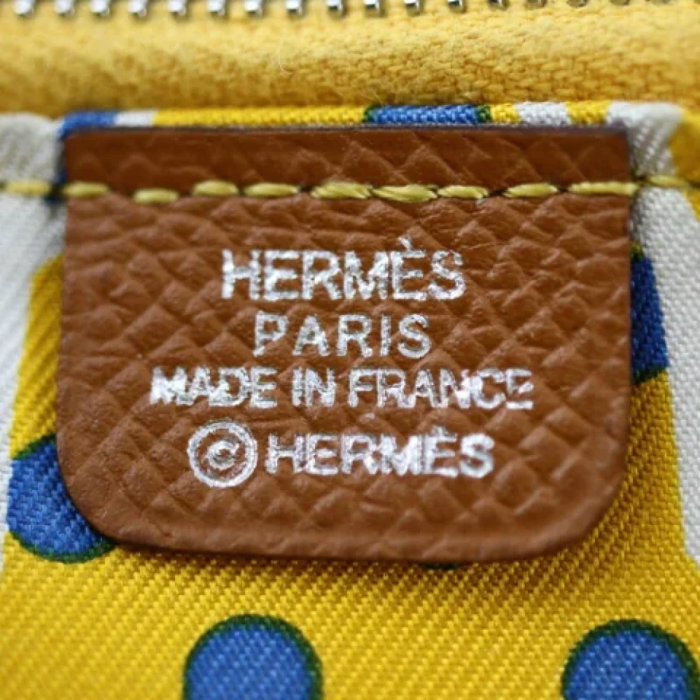 Hermès Vintage Pre-owned Fabric wallets Brown Dames