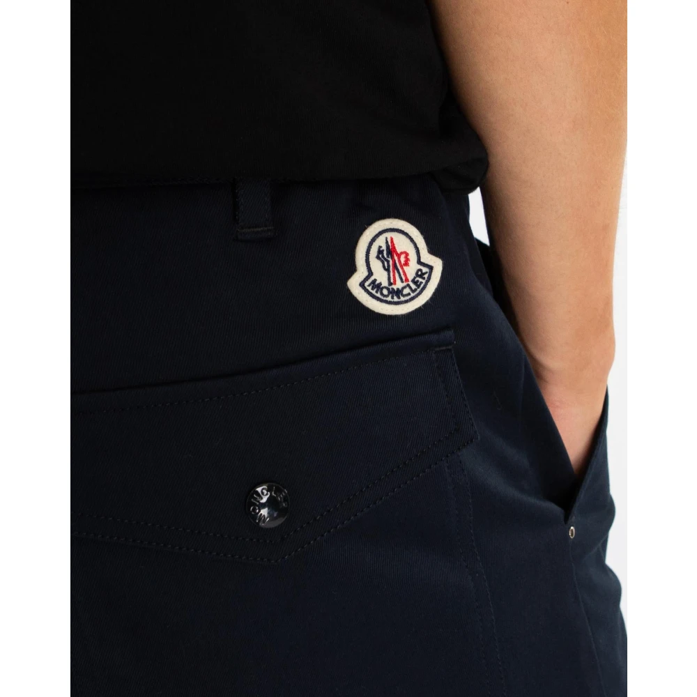 Moncler Heren Stijlvolle Broek Blue Heren
