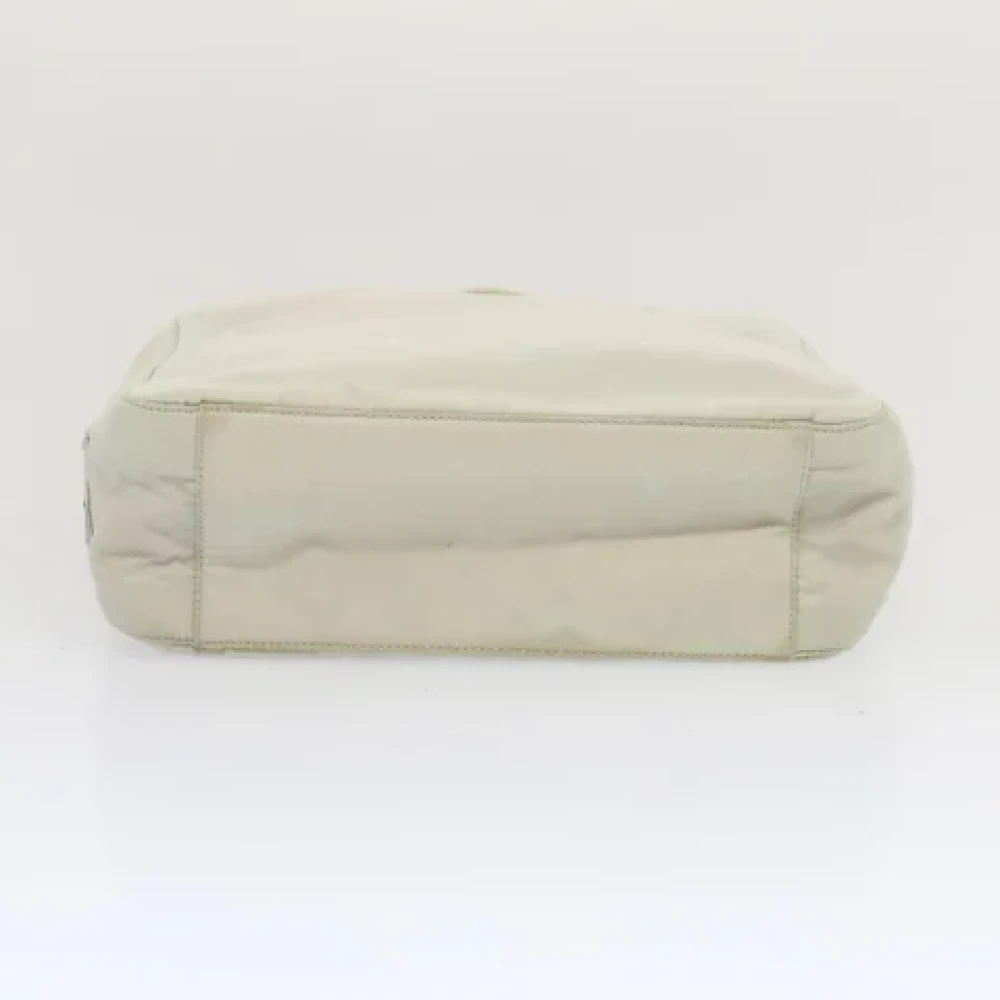 Prada Vintage Pre-owned Nylon handbags White Dames