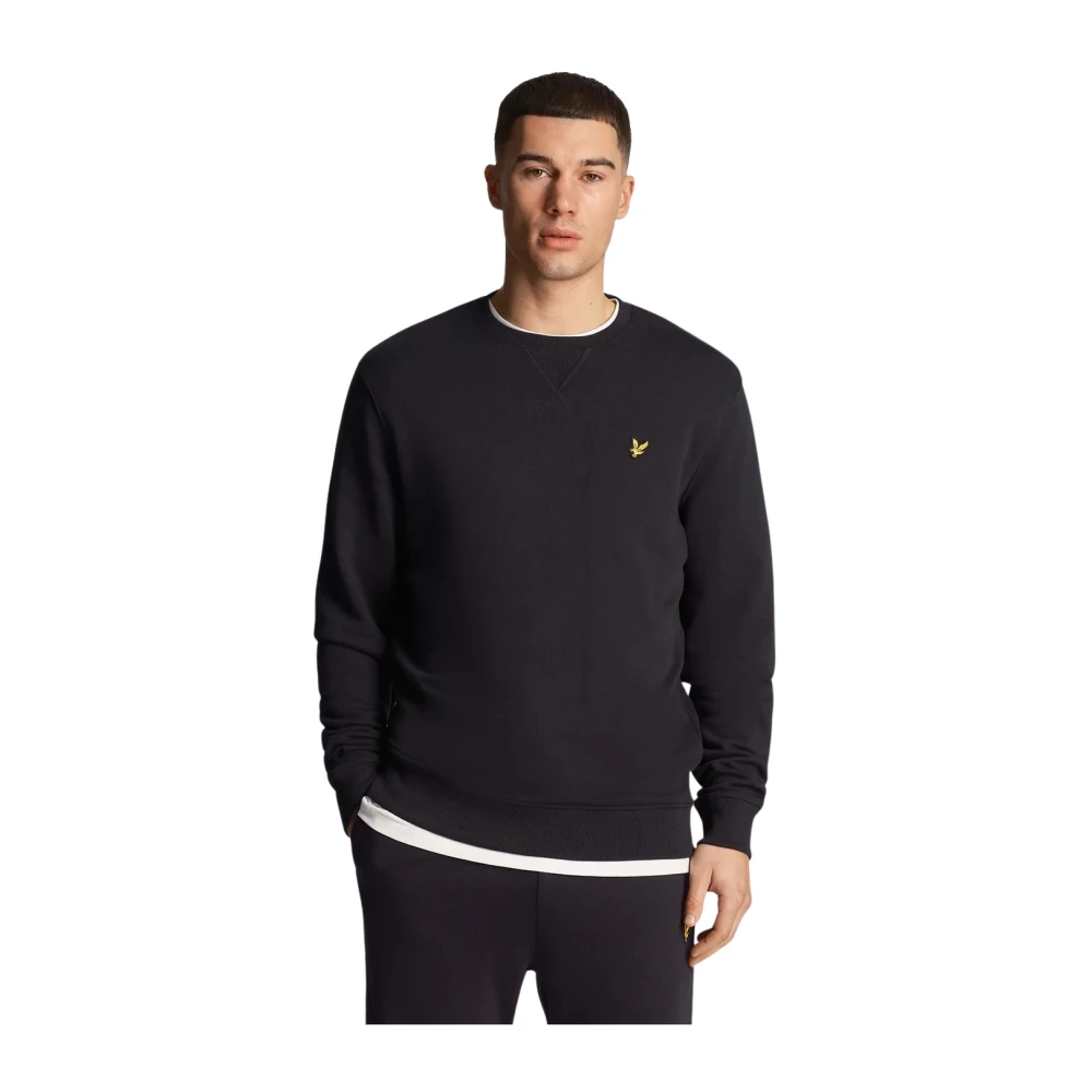 Lyle & Scott Dark Navy Crew Neck Sweatshirt - Male - Sweatshirts - Blue - Xl - Sweatshirts & Hoodies - Image 3