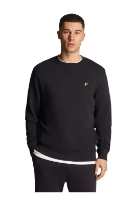 Mörkblå Crew Neck Sweatshirt