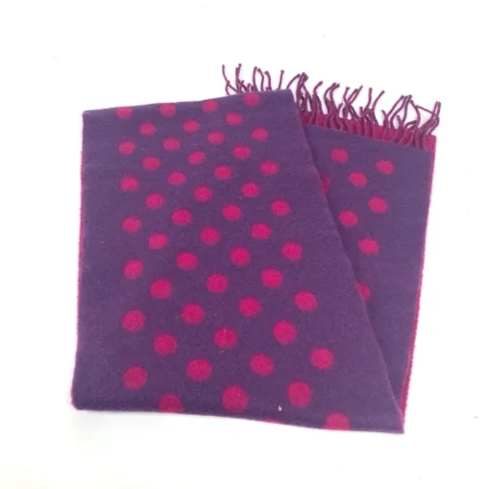 Loewe Pre-owned Wool scarves Pink Dames