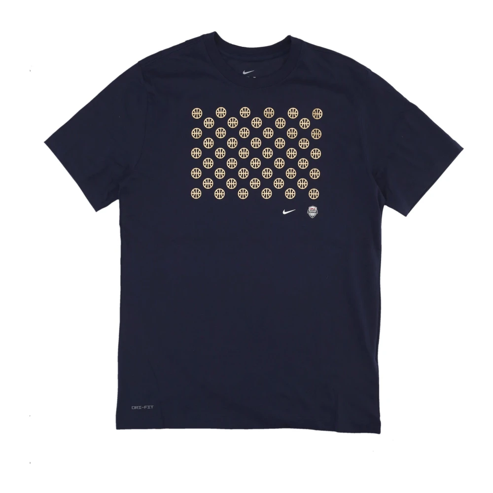 Nike 2024 Basketball Tee Team USA Blue Heren