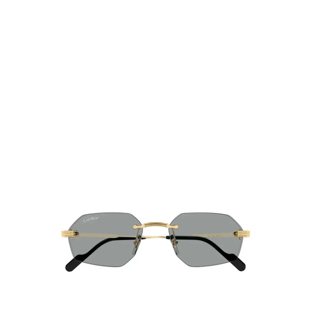 Cartier Men's Yellow Sunglasses, 54 Mm, Première Sunglasses