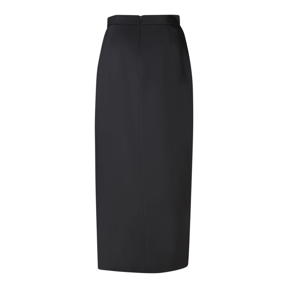 Roberto Cavalli Midi Rok Black Dames