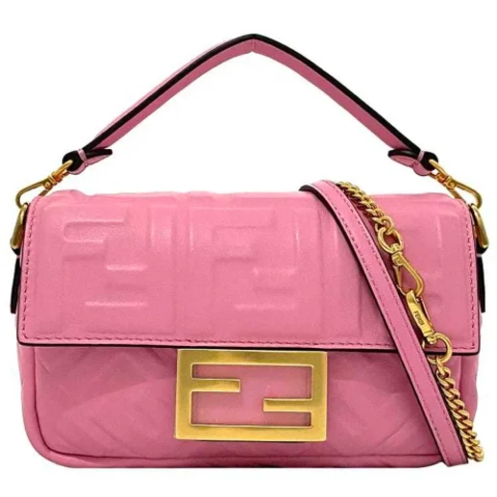 Fendi Vintage Pre-owned Fabric fendi-bags Pink Dames