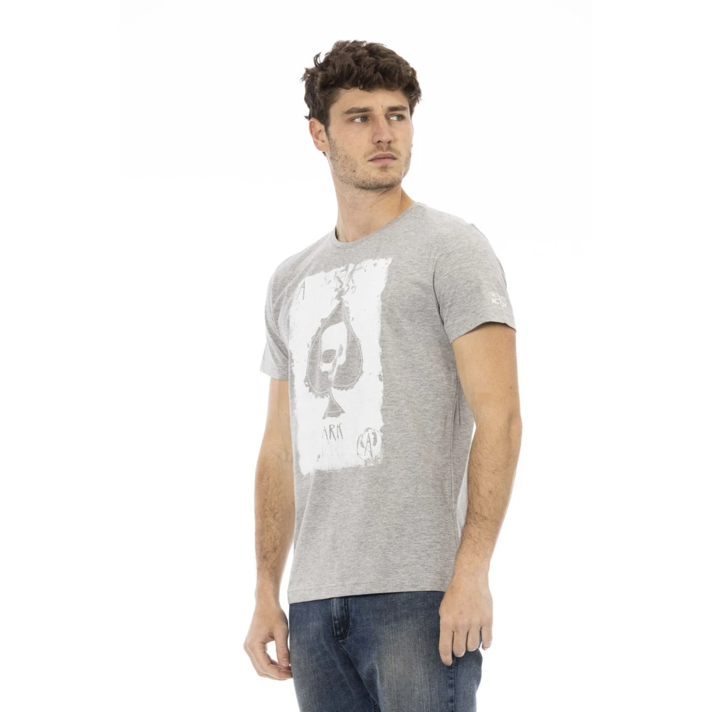 Trussardi Korte Mouw Ronde Hals T-shirt Gray Heren