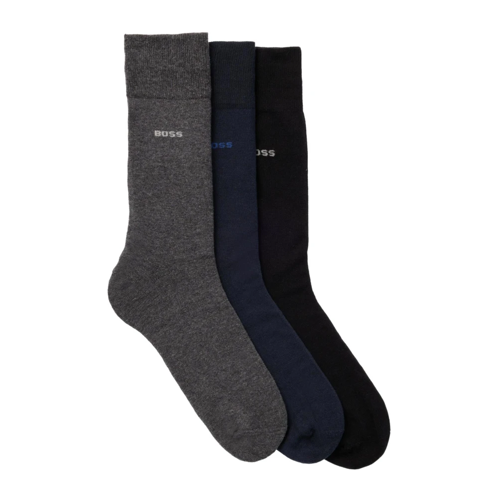 Hugo Boss 3-pack herensokkenset geschenkdoos Multicolor Heren