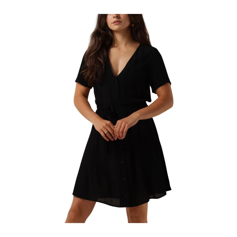 Envii Zwarte Maxi Jurk Black Dames