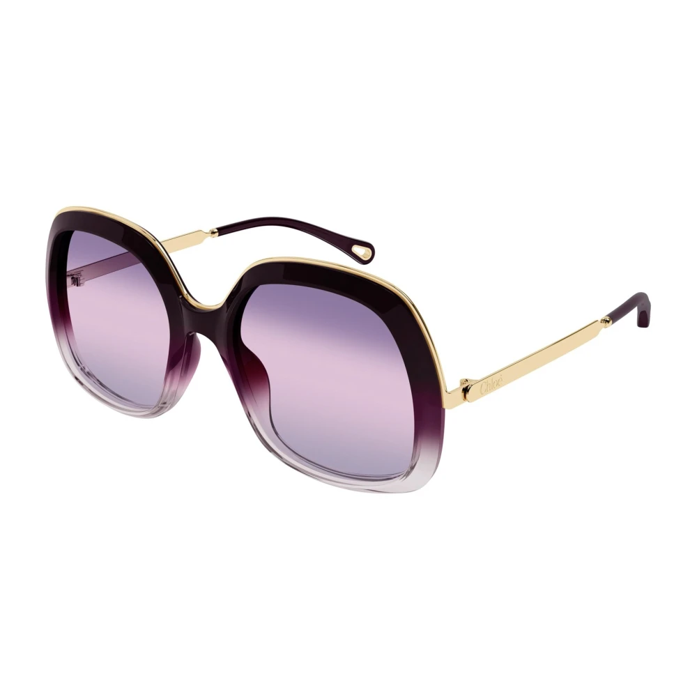 Chloé Women's Purple Sunglasses, 56 Mm, Ch0327s 004 Sunglasses
