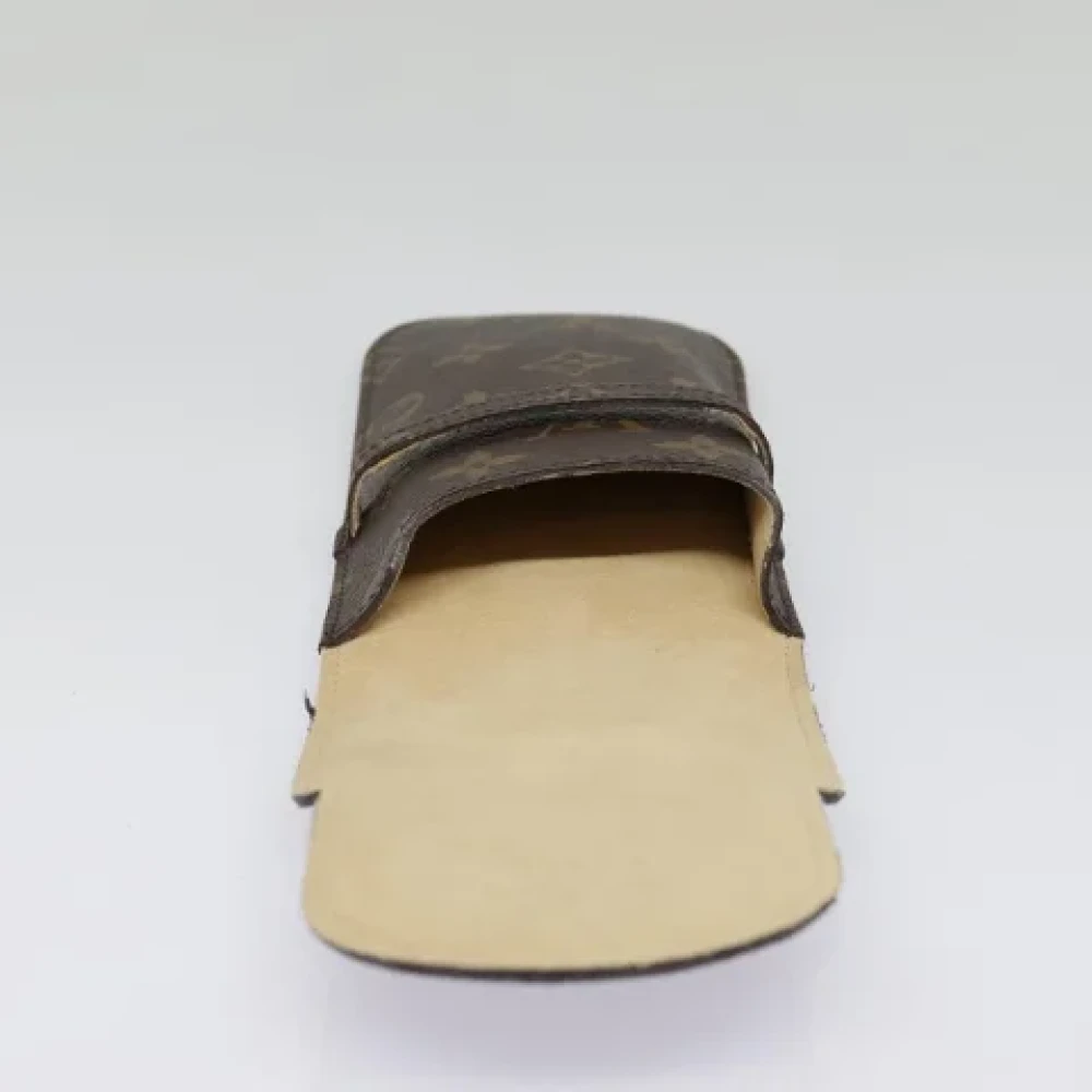 Louis Vuitton Vintage Pre-owned Canvas pouches Brown Dames