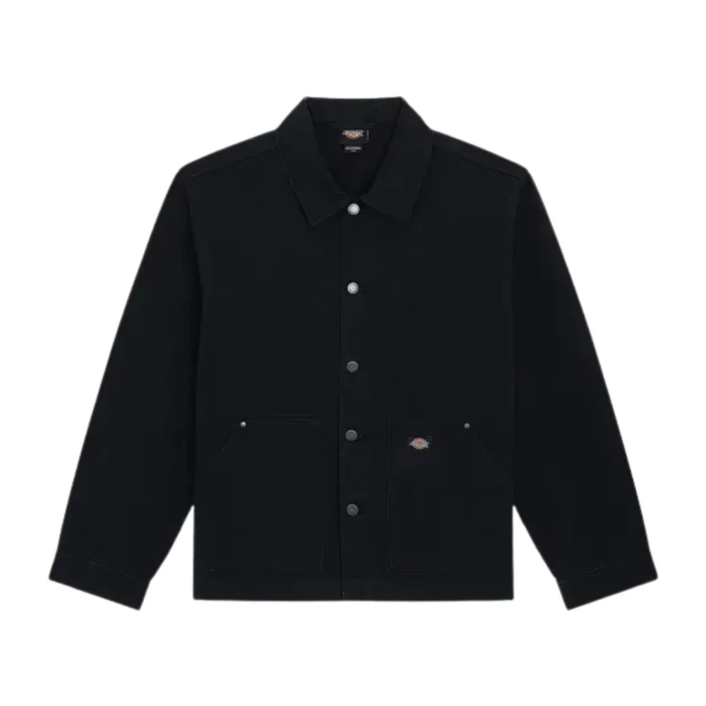 Dickies Black Unlined Canvas Barn Jacket - Male - Light Jackets - L - Jackets