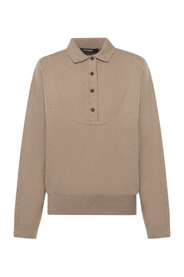 pull-beige-en-cachemire-col-cotele