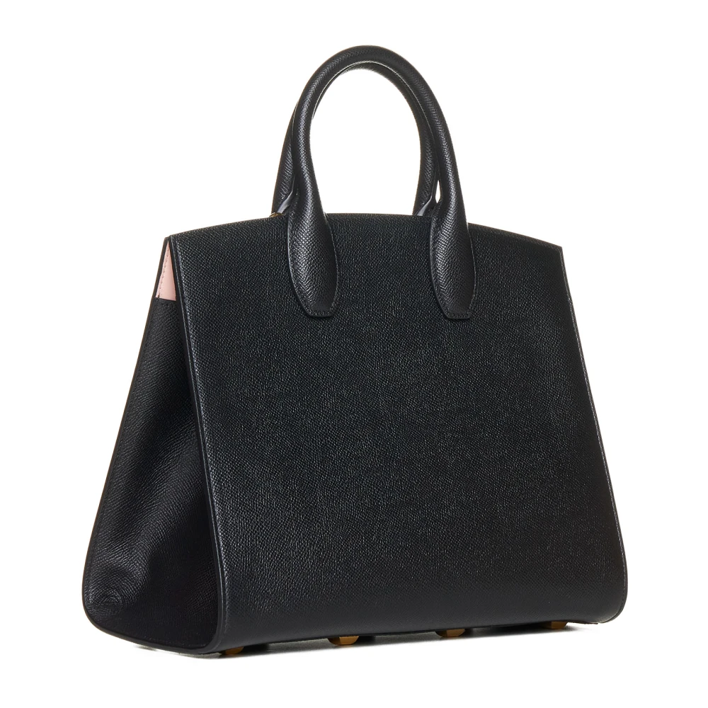 Salvatore Ferragamo Studio Box Tassen Collectie Black Dames