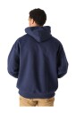 sweat-a-capuche-en-coton-bio-bleu-avec-badge-iconique