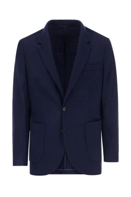 Two-Button Unstructured Blazer