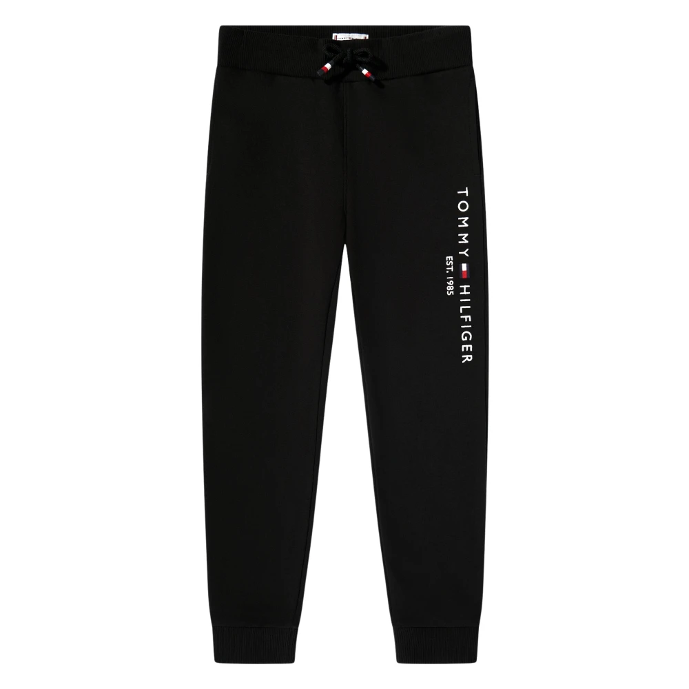 Tommy Hilfiger Unisex Black Essential Sweatpants