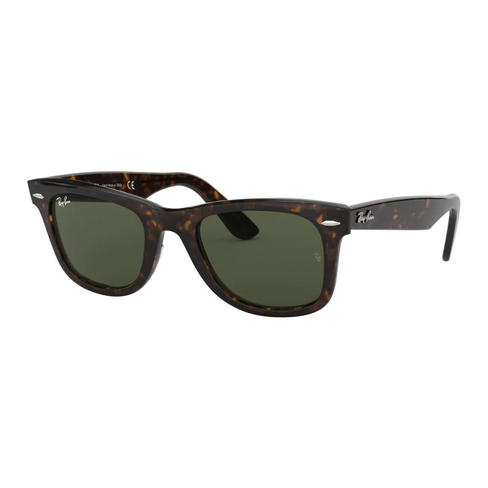 Ray-Ban Unisex Sunglass Original Wayfarer Classic - Frame color: Tortoise, Lens color: G-15 Green - Image 8