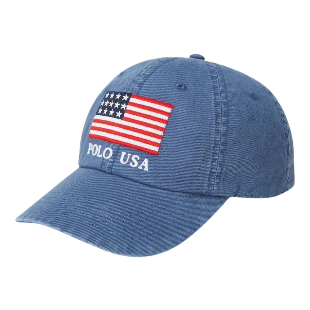 Blå Polo Ralph Lauren Jeansblå Fl Cap Hat Accessories