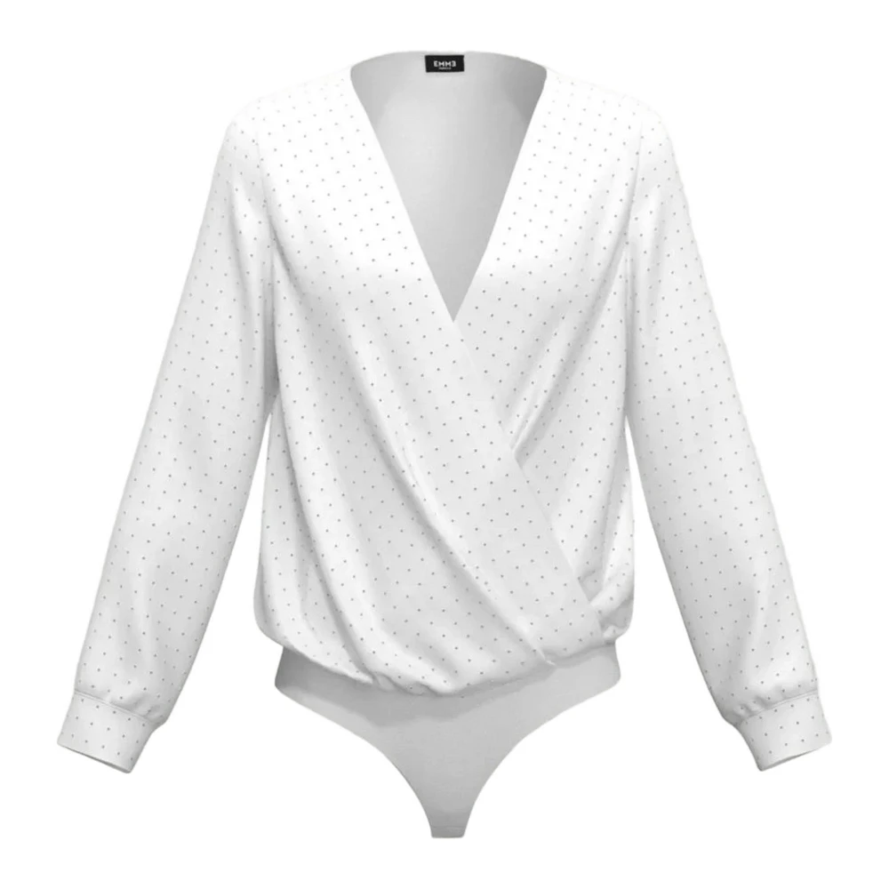 Emme DI Marella Blouse en overhemden 100% samenstelling White Dames